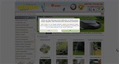 Desktop Screenshot of garden.edingershops.de