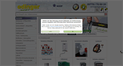 Desktop Screenshot of neuheiten.edingershops.de